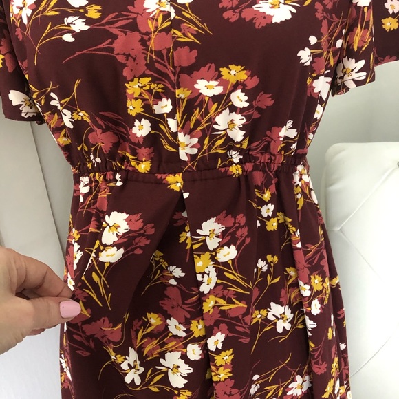 [🔆2 for $30🔆] NWT Isabel & Ingrid Floral V-Neck Maternity Dress - Picture 6 of 11